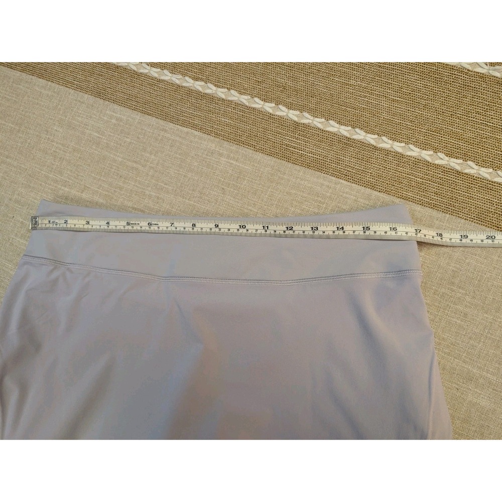 Lululemon Play Off The Pleats Skirt 13" Length Size 10 Silver Lilac SIRL 75630 - Picture 11 of 12